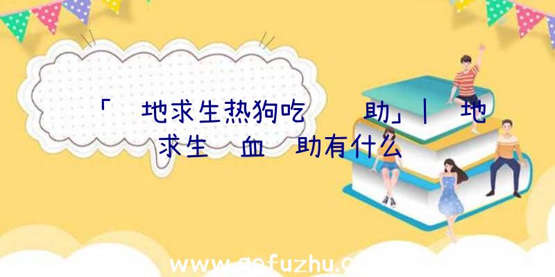 「绝地求生热狗吃鸡辅助」|绝地求生锁血辅助有什么